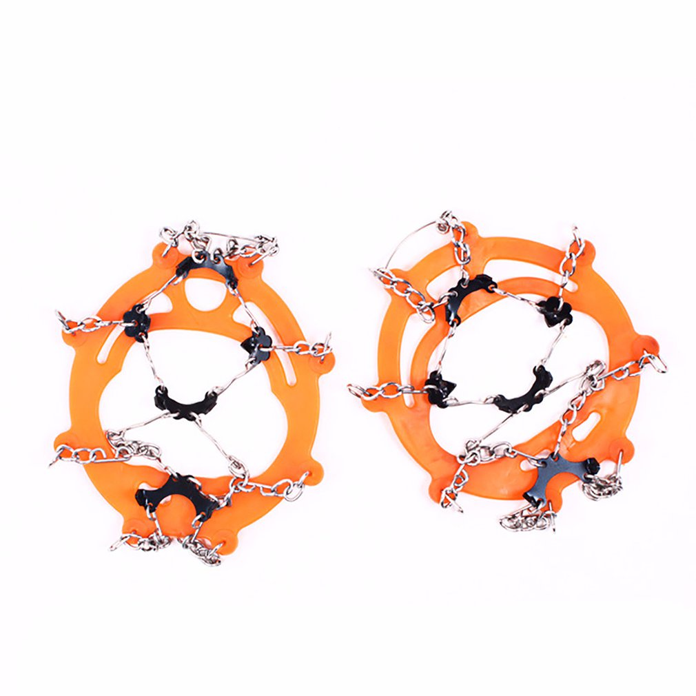Traction Cleats Ice Spikes Grips For Shoe Boots Safe Walking Jogging Climbing And Hiking Non-Slip Spike [Q/14]