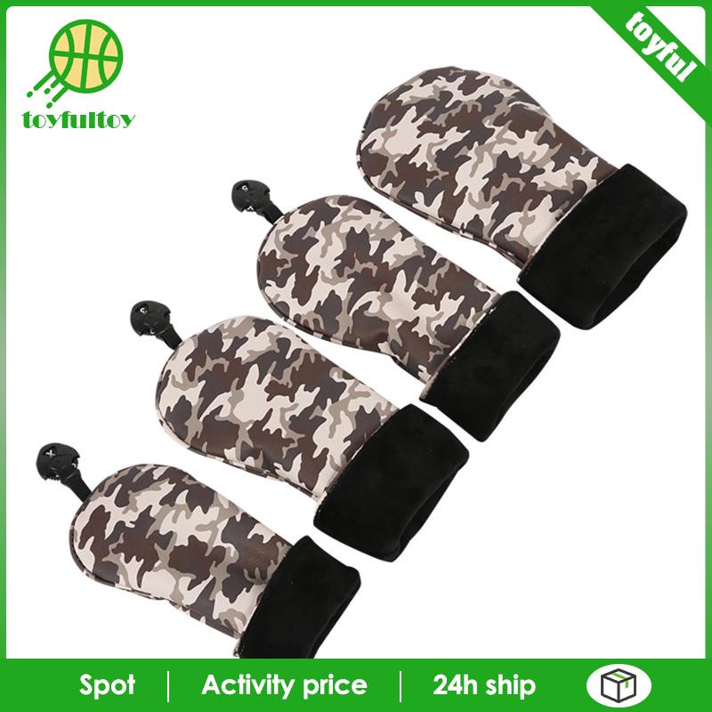 Set 4 Vỏ Bọc Đầu Gậy Đánh Golf Bằng Da Cho Nữ