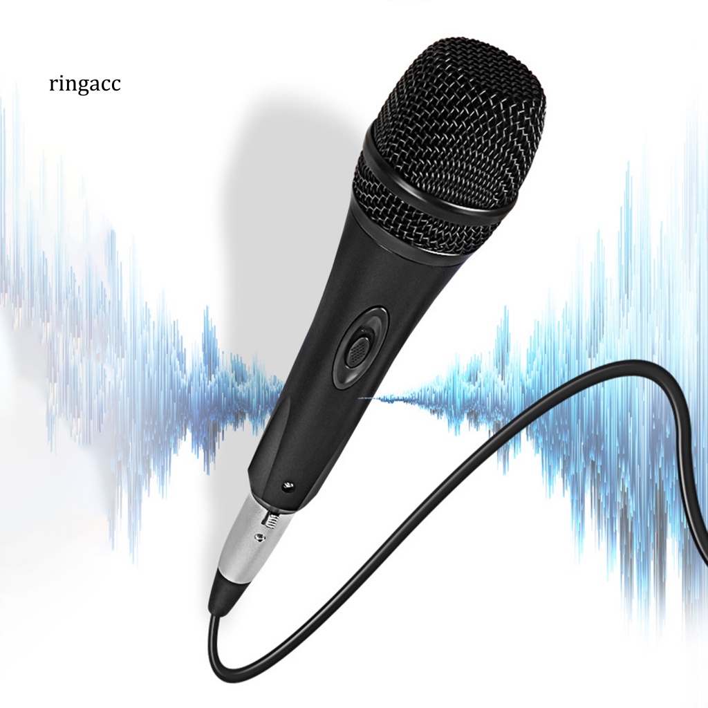 Micro Âm Thanh Cầm Tay Độ Nhạy Cao Không Gây Tiếng Ồn Cổng 6.5mm Tiện Dụng Cho Gia Đình