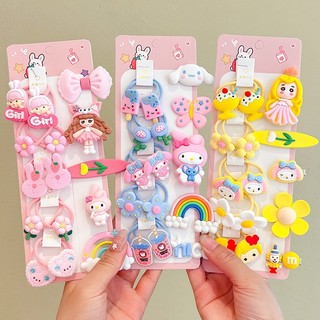 Set kẹp tóc hoa quả dễ thương cho bé gái