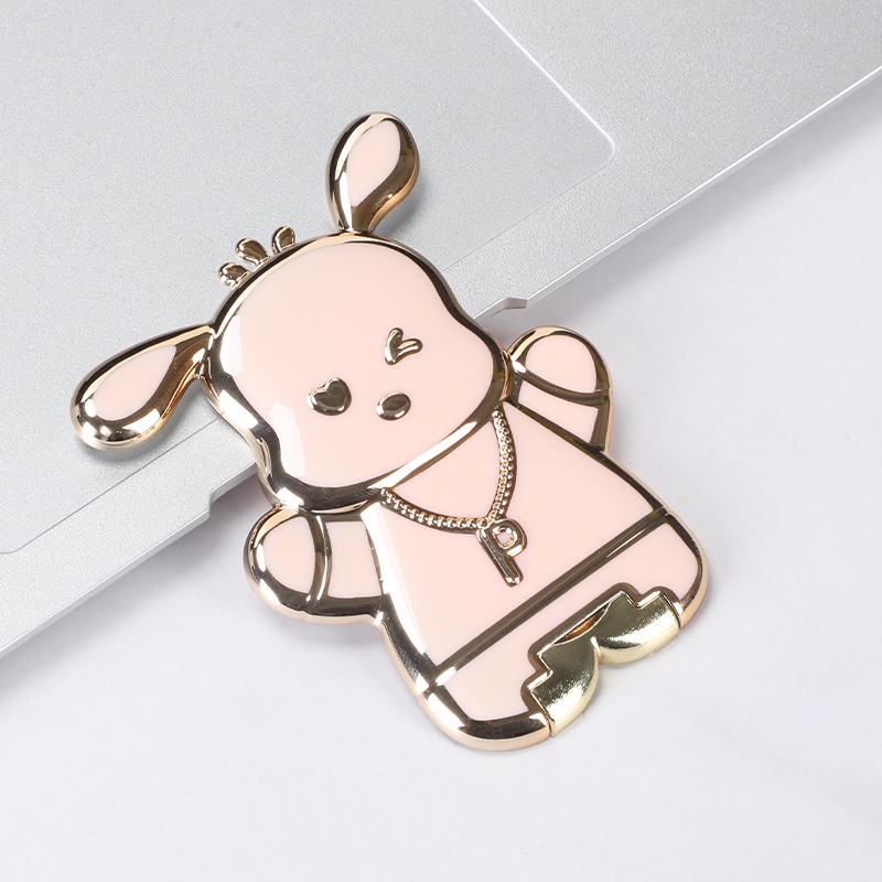 Ốp Điện Thoại Hình Pochacco Hoạt Hình 3D Có Túi Khí Và Dây Đeo Cho iphone