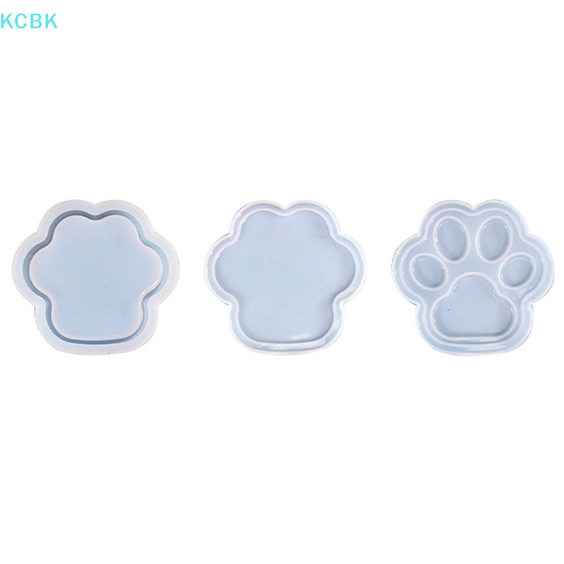 Khuôn Silicone Làm Hộp Đựng Trang Sức Hình Dấu Chân Mèo DIY
