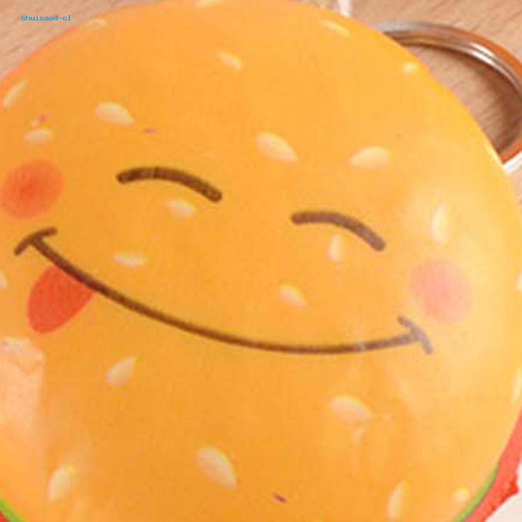 Móc Khóa Đồ Chơi Bóp Tay Đa Năng Hình Kem Ốc Quế Pizza Bằng Da Nhân Tạo