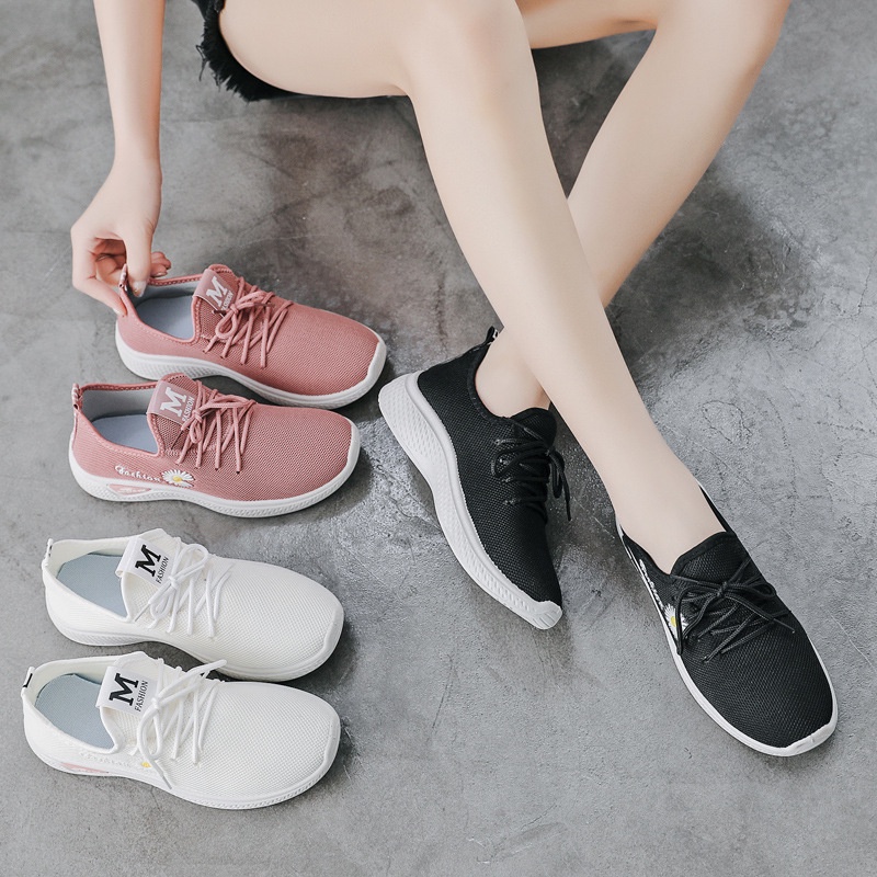 Giày sneaker nữ Giày Thể Thao Thoáng Khí Thời Trang Cho Nữ giày thể thao nữ đế thấp-AA0411