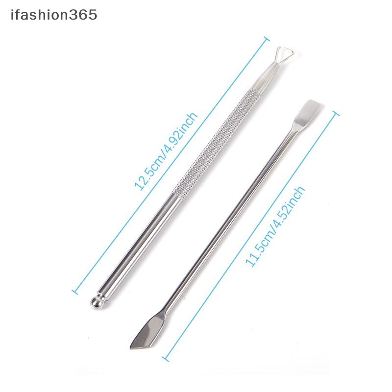 Dụng Cụ Hai Đầu Bằng Thép Không Gỉ Chuyên Dụng Cho Làm Móng