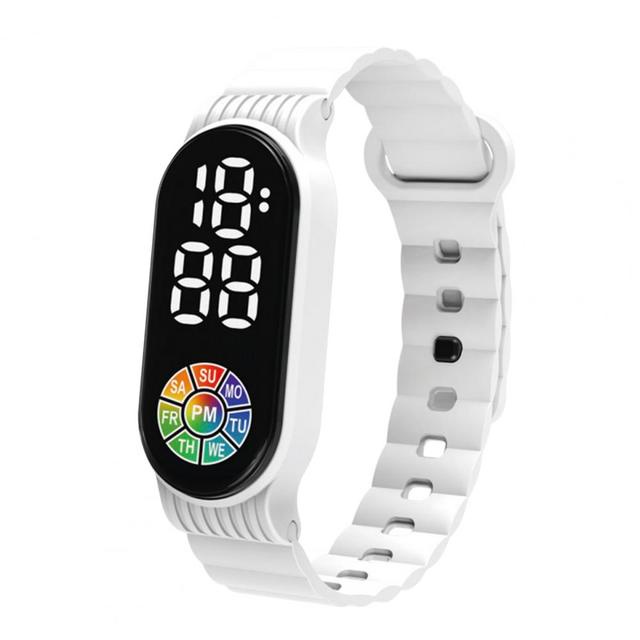 Đồng Hồ LED Thể Thao Điện Tử Dây Silicone Màn Hình Cảm Ứng Dành Cho Trẻ Em Nam Nữ