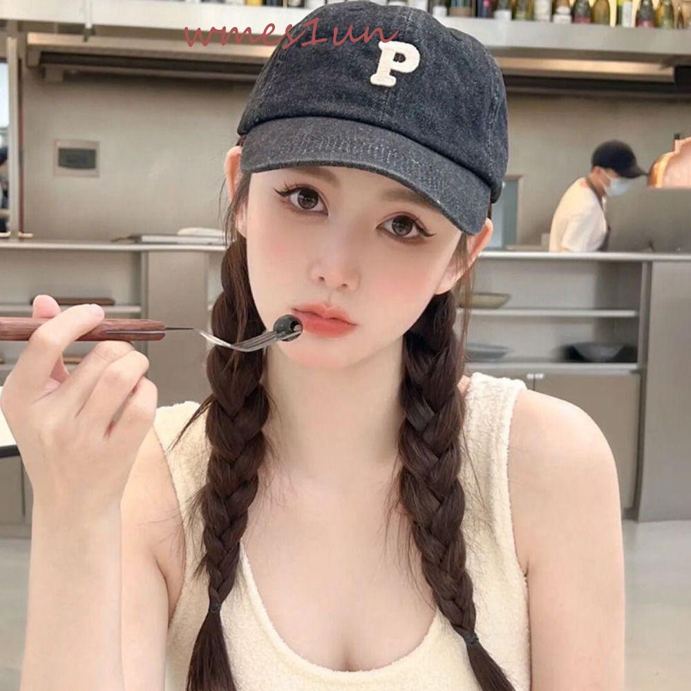 Tóc Giả Dạng Nón Đội Bằng Sợi Tổng Hợp Mềm Chịu Nhiệt 15H Tự Nhiên Dành Cho Nữ