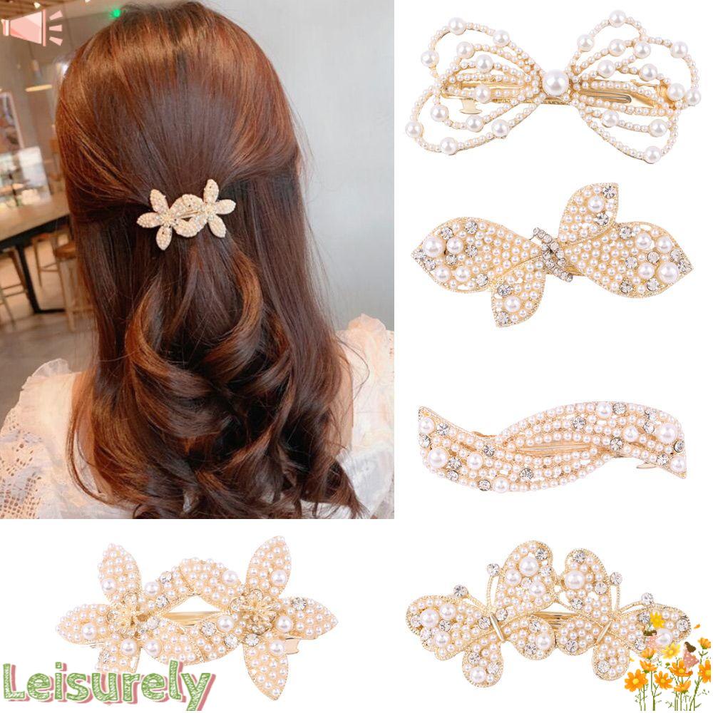 Kẹp Tóc Hình Nơ Nhiều Lớp Phong Cách Hàn Quốc