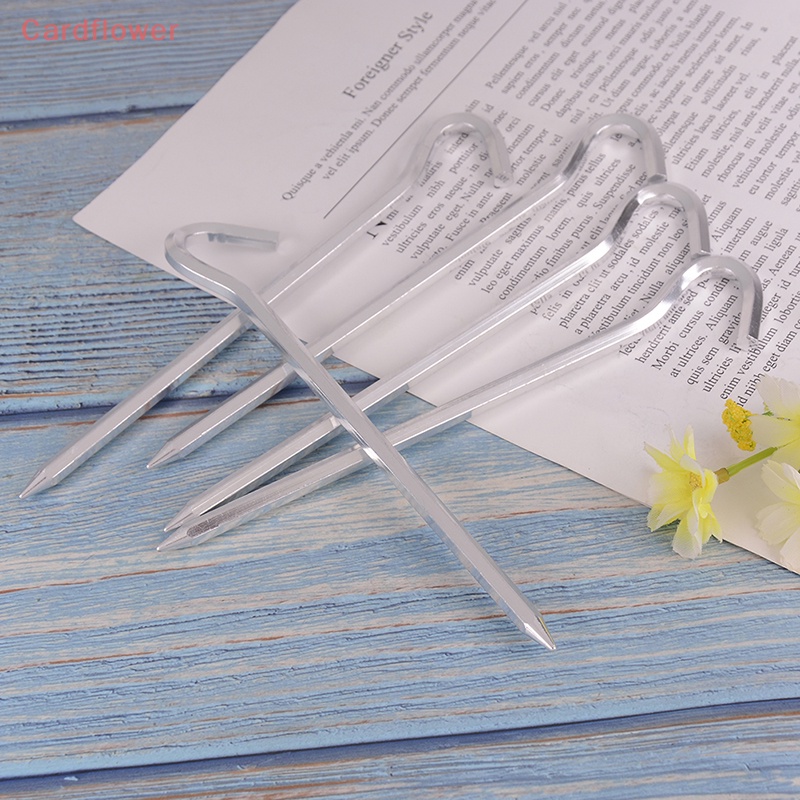 Bộ 5 Cọc Dựng Lều Bằng Hợp Kim Thép Cứng 7.01inch Mới