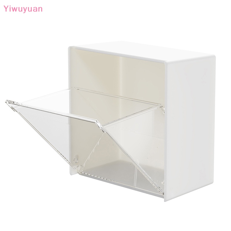 < Yiwuyuan > Hộp Đựng Đồ Cỡ Nhỏ Trong Suốt Dán Tường Không Cần Khoan Lỗ Mới