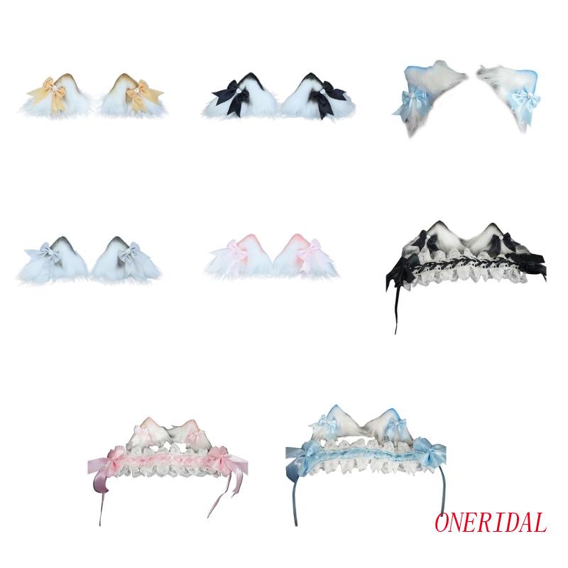 Kẹp Tóc Hình Tai Thú Hoạt Hình Chống Trượt Hóa Trang Cho Bé Gái