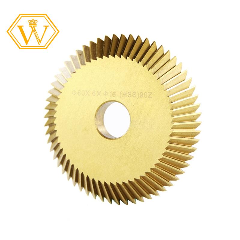 Lưỡi Cắt Mạ Titan 60X6X16mm Cho Máy Cắt Chìa Khóa Ngang