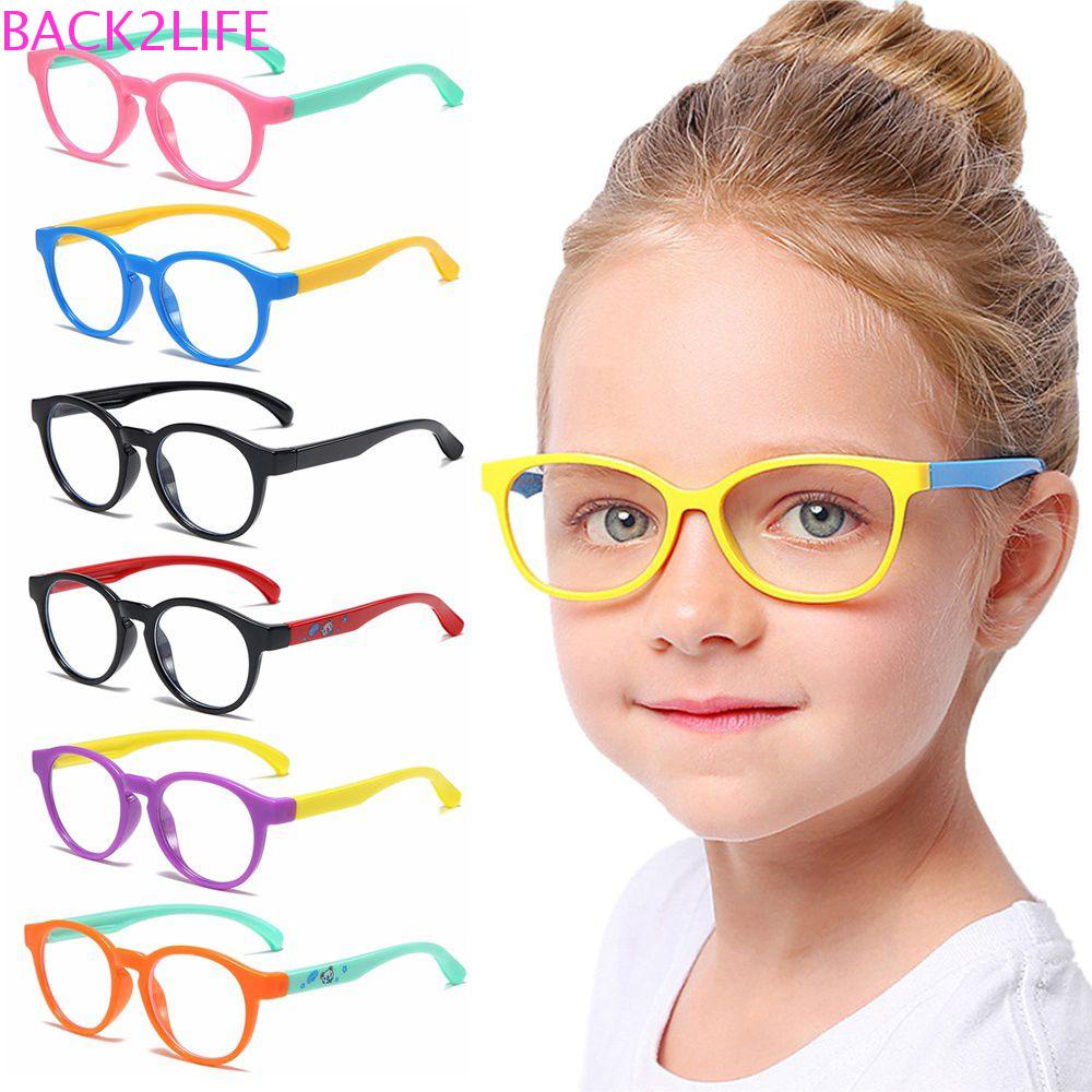 Kính Đọc Sách Gọng Silicon Dẻo Chống Tia UV400 BACK2LIFE Cho Bé