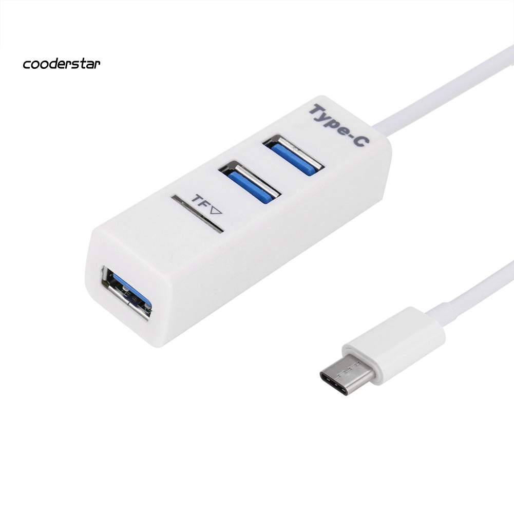 Bộ Chia 3 Cổng USB 2.0 Kèm Đầu Đọc Thẻ TF Cho PC Laptop