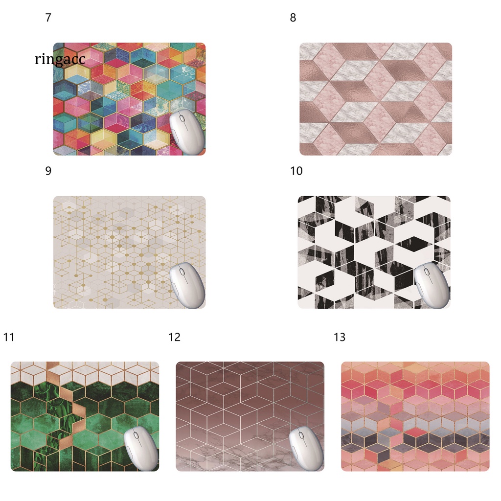 Đệm Lót Chuột RGA Mềm Siêu Mỏng Chống Trượt Họa Tiết Hình Thoi