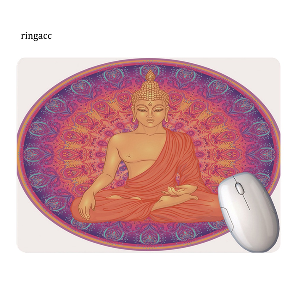 Tấm Lót Chuột RGA Bằng Cao Su Mềm Chống Trượt Họa Tiết Đôi Mắt Sáng Tạo Dùng Trong Văn Phòng