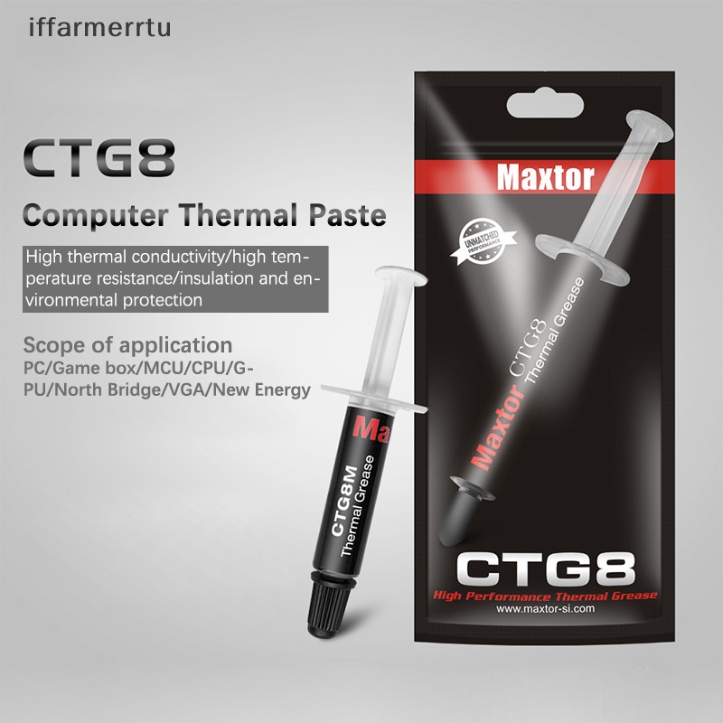 Keo Tản Nhiệt mini IF 12.8W / mk Maxtor CTG8 Bằng Silicon Cho CPU Máy Tính