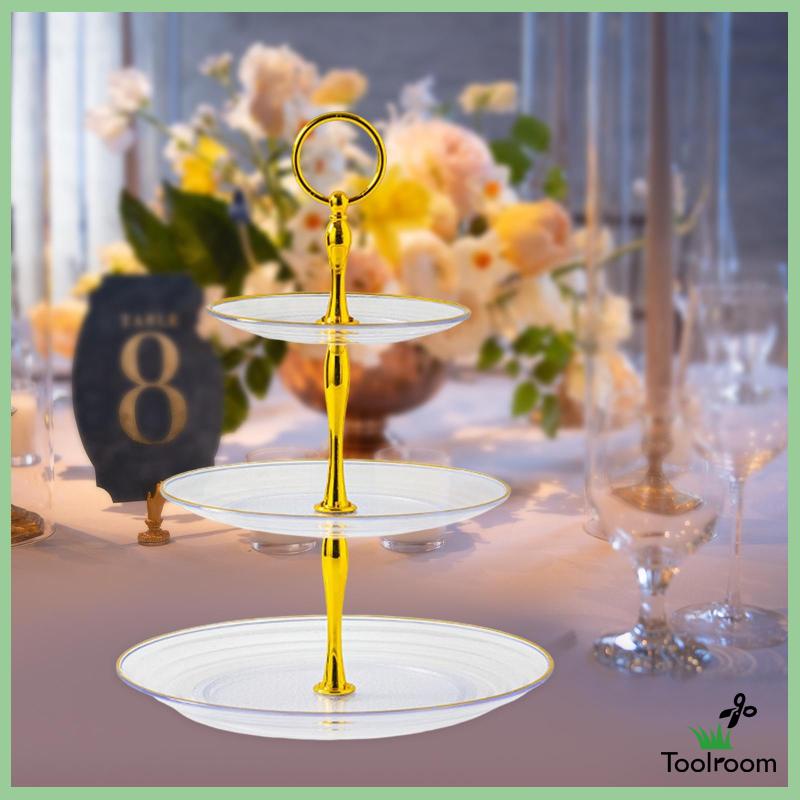 Giá Đỡ 3 Tầng Trưng Bày Bánh Cupcake / Món Tráng Miệng Cho Sinh Nhật / Đám Cưới