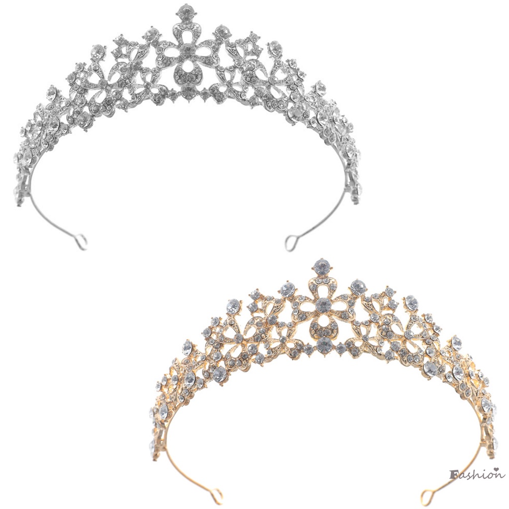 Vương Miện Công Chúa Đính Đá Lấp Lánh Sang Trọng Cho Người Lớn