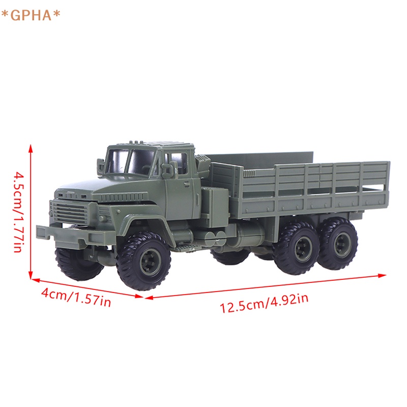 1 Mô Hình Xe Kéo Quân Đội KrAZ-260 Tỉ Lệ 1: 72 Mới