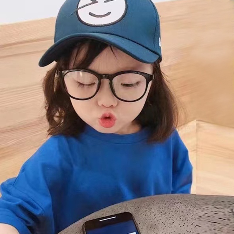 (KIQI-FASHION) COD Mắt Kính Chống Bức Xạ Ánh Sáng Xanh Bằng Silicon Mới Cho Trẻ Em Trai Và Bé Gái