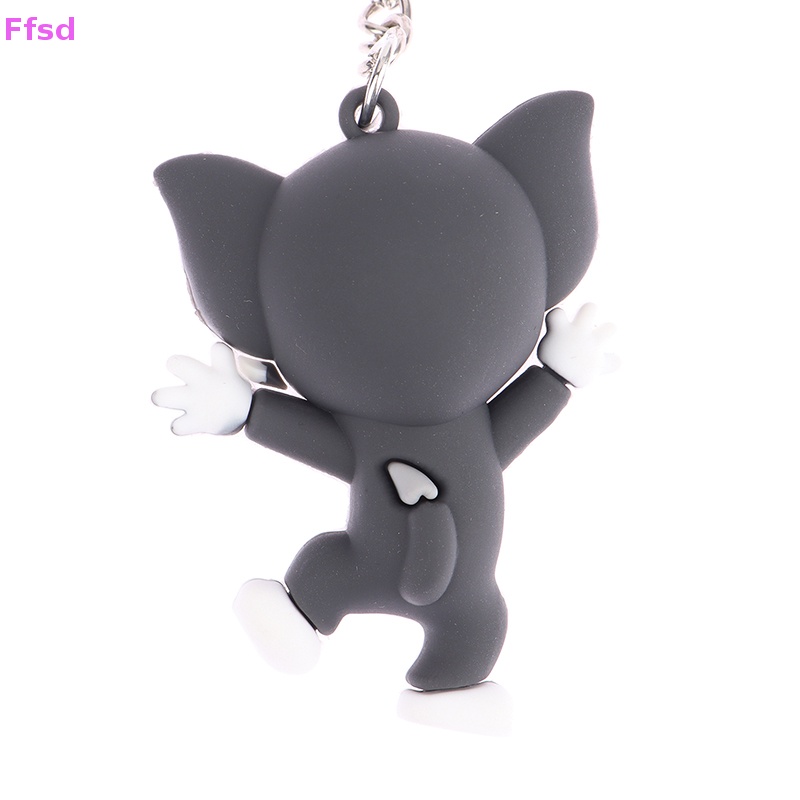 {Ffsd} Móc Chìa Khóa Resin Hình Động Vật Hoạt Hình Dễ Thương