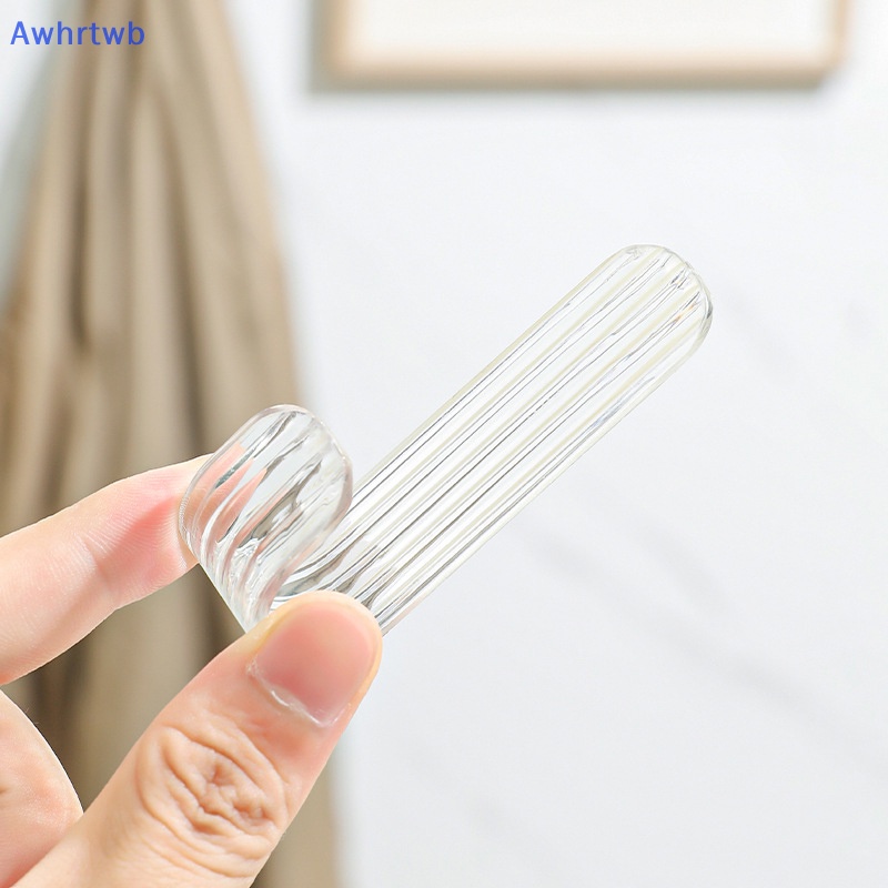 Set 4 Móc Treo Khăn Tắm Gắn Tường Trong Suốt Tiện Dụng Mới