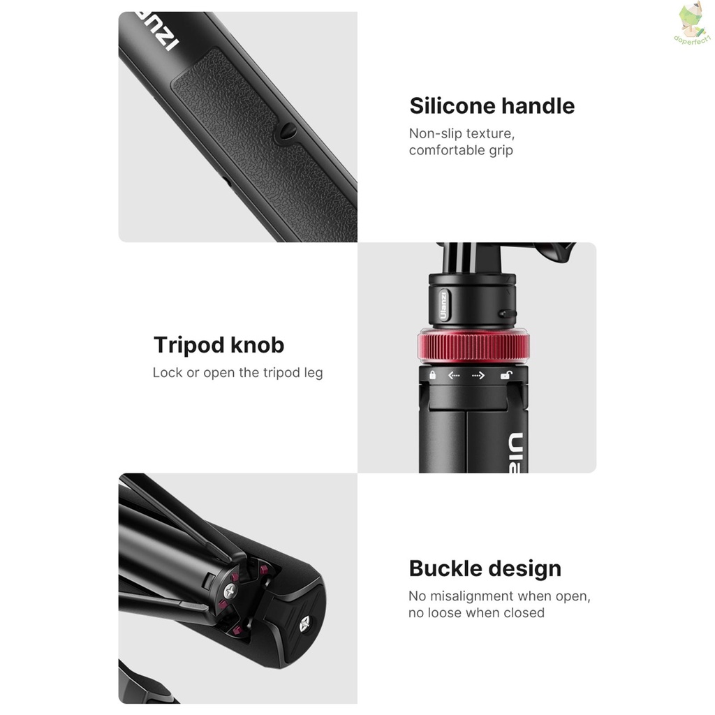 Ulanzi Go-Quick II Sports Camera Selfie Stick Tripod Magnetic Quick Release Mount Max.140cm/55in Extra Long Extension Re   Came-6.5
