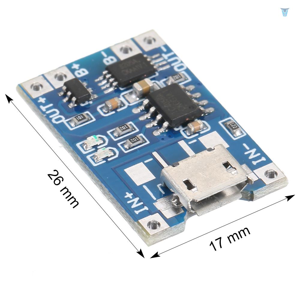 Mô Đun Sạc Pin Lithium Micro / Type-C / Mini USB 5V 1A TP4056 18650 Có Chức Năng Kép 1A Li-ion