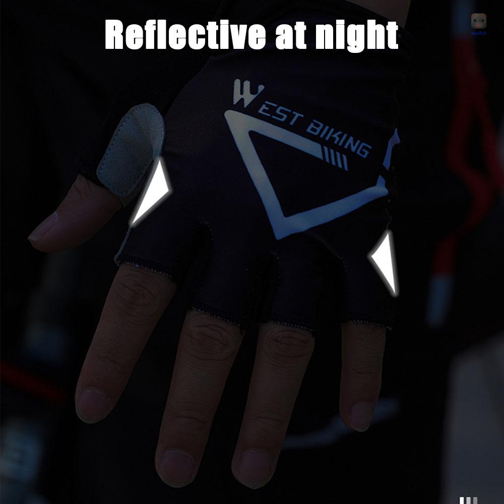 Găng Tay Thể Thao Hở Ngón Hấp Thụ Sốc Thoáng Khí