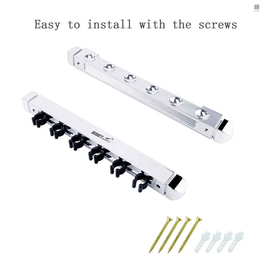 Giá Đỡ Cần Câu Cá 6 Ngăn Bằng Nhựa Gắn Tường Tiện Lợi