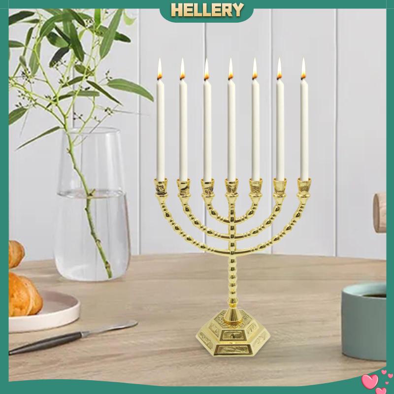 Giá Đỡ Đèn Cầy Bằng Kim Loại 7 Nhánh 7.9 &quot;Chất Lượng Cao