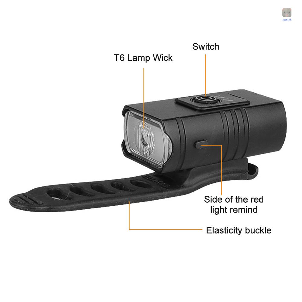 Đèn Đôi Gắn Xe Đạp Leo Núi Tiết Kiệm Năng Lượng Sạc USB Tiện Dụng