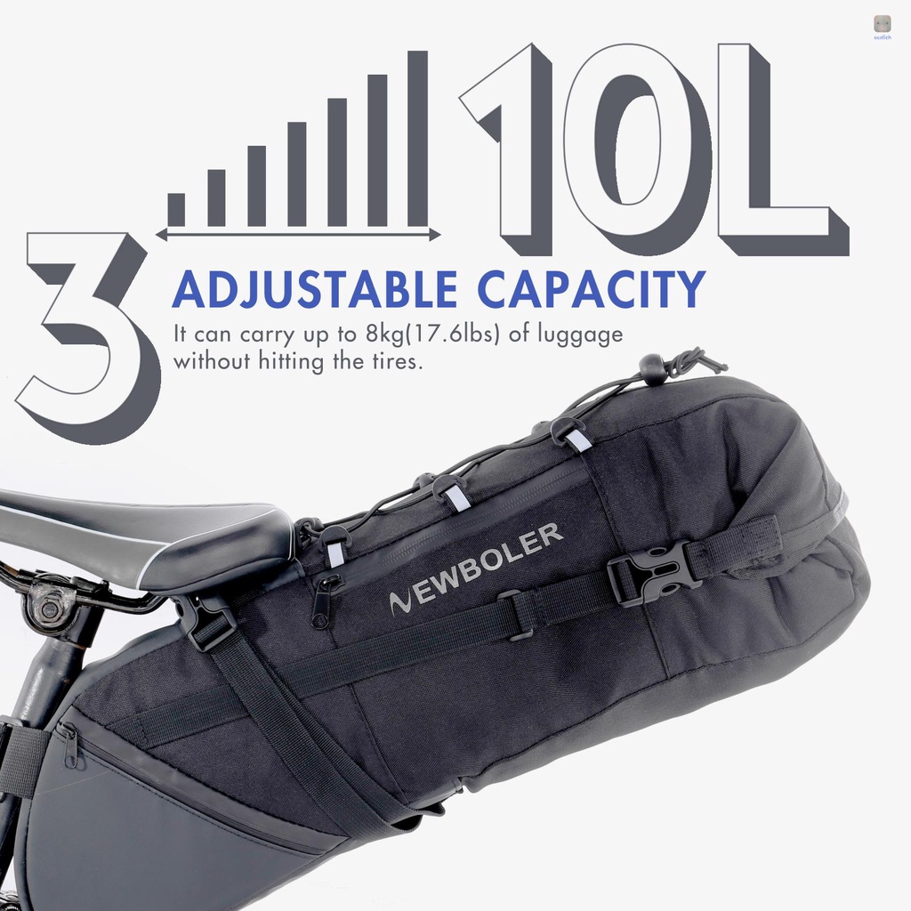 Túi Đựng Đồ Dung Tích 3-10L Gắn Dưới Yên Xe Đạp Leo Núi