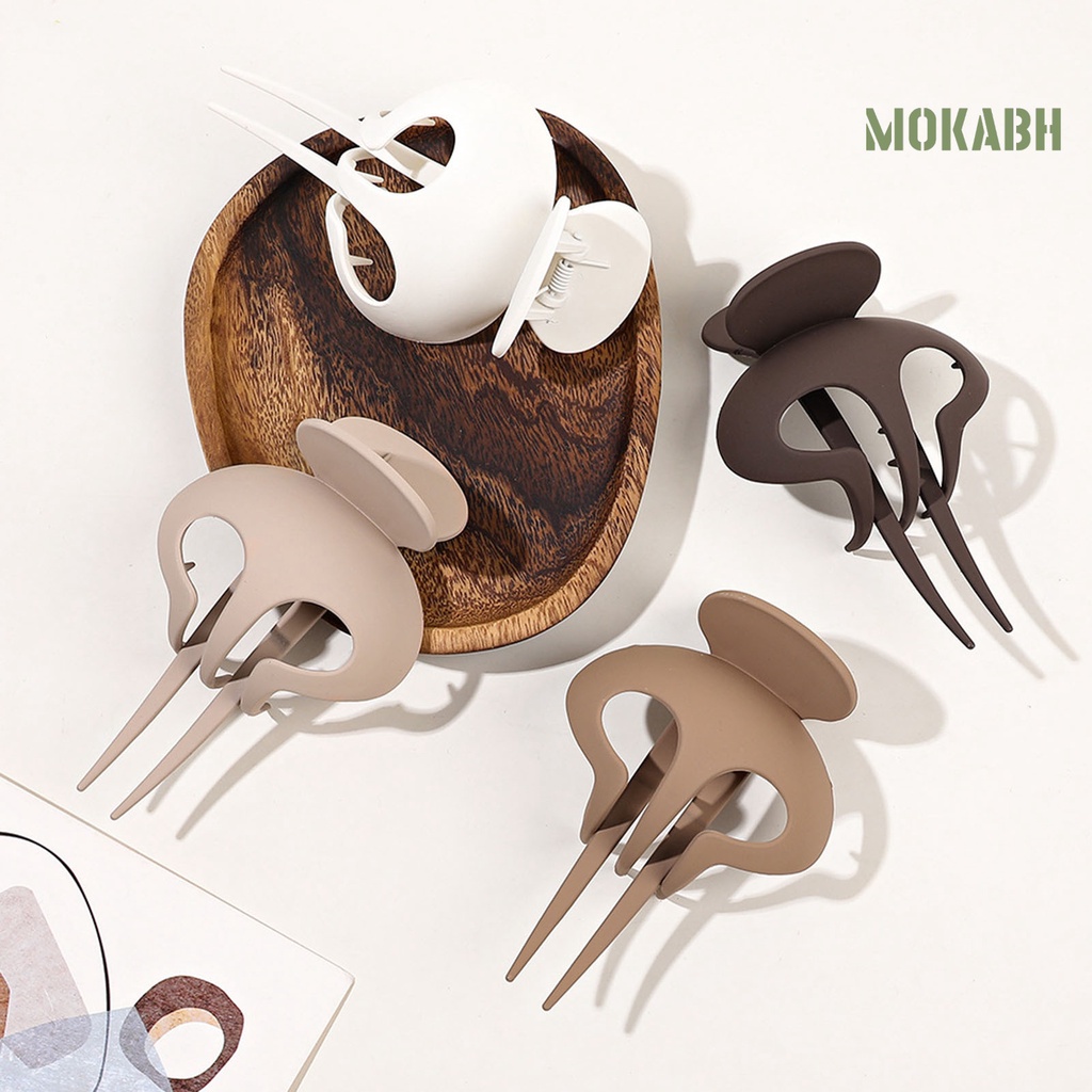 Kẹp Tóc Màu Trơn Bằng Nhựa Siêu Nhẹ Thời Trang Cho Nữ