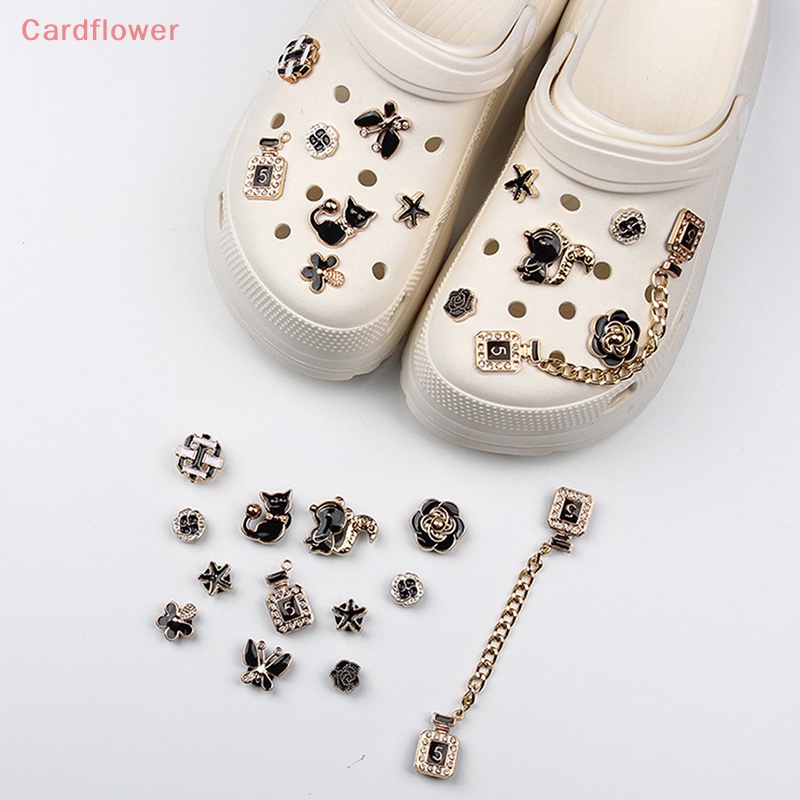 1 Bộ Phụ Kiện Trang Trí Giày Croc Có Thể Tháo Rời Đính Hoa Cho Bé Mới