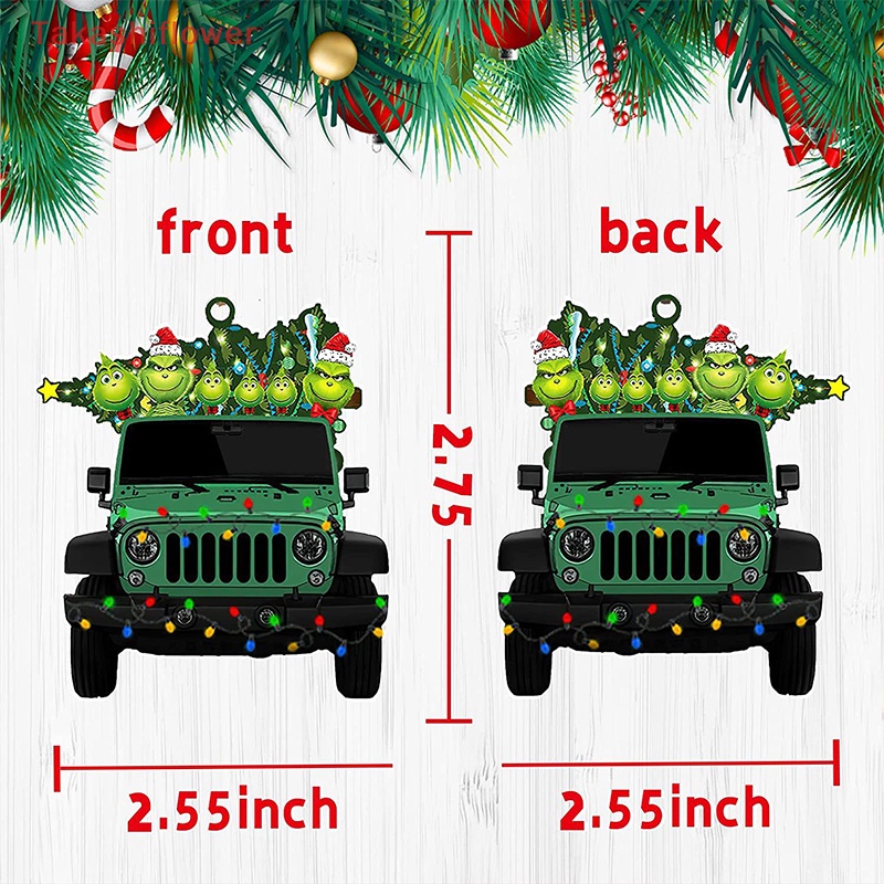 Phụ Kiện Treo Trang Trí Cây Thông Giáng Sinh Năm Mới Bằng Acrylic