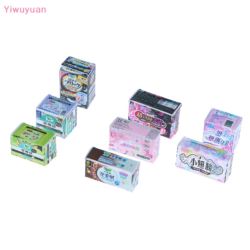 < Yiwuyuan > Hộp Khăn Vệ Sinh Mini Trang Trí Phòng Ngủ Búp Bê Cho Bé Gái Mới