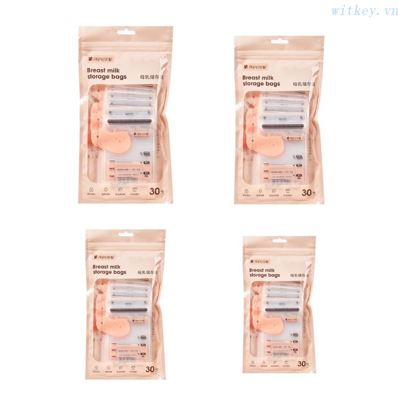 Bộ 30 Túi Đựng Sữa Mẹ Trong Suốt Tiện Dụng