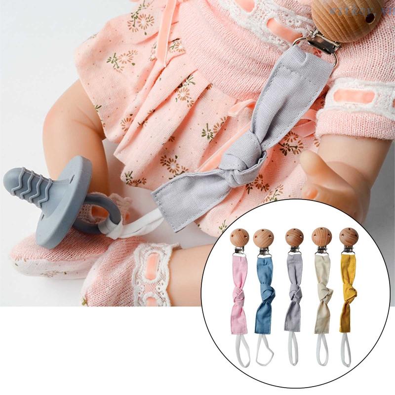 Giá Đỡ Núm Vú Giả Bằng Vải Cotton Dạng Kẹp Tiện Lợi Dành Cho Em Bé