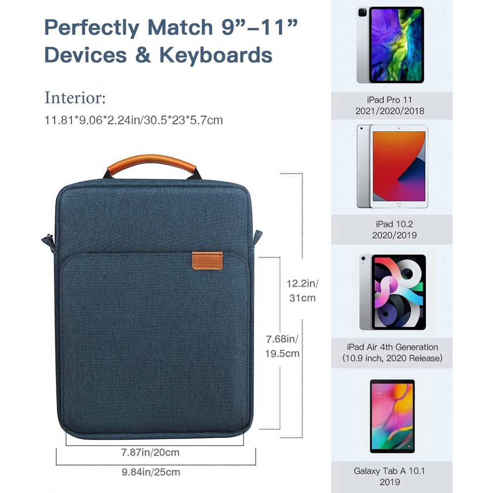 Túi Đeo Vai Đựng Máy Tính Bảng Lenovo Tab P11  Pro Plus 11.0 "11.5" M10 Plus Gen3 XiaoXin Pad 10.6 "2022 J616 TB-J706 J716 TB-125 TB-128