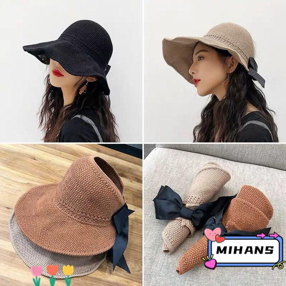 Mũ Rộng Vành Chống Tia UV Thời Trang Biển Cho Nữ