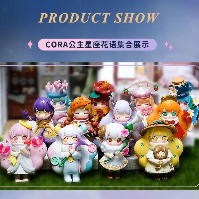 Mô Hình Búp Bê Ngôn Ngữ Hoa Cung Hoàng Đạo Trang Trí Bàn Làm Việc