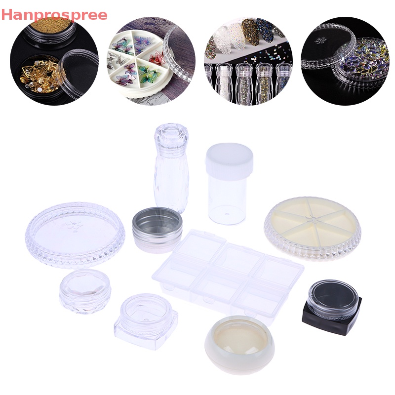 Hanprospree > Hộp Nhựa Đựng Trang Sức / Dụng Cụ Làm Móng Nghệ Thuật