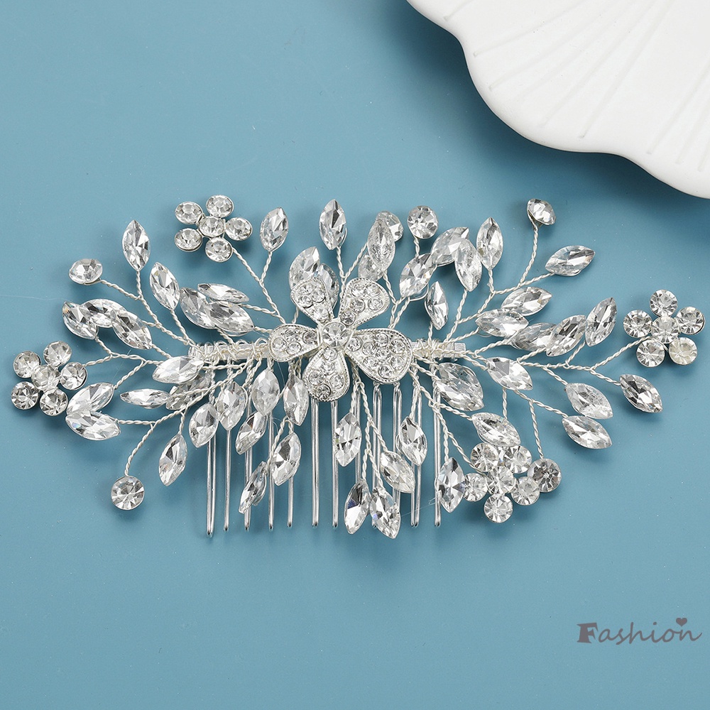 Lược Cài Tóc Đính Đá Thời Trang Dành Cho Nữ