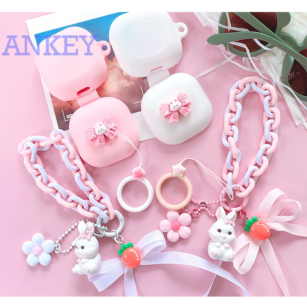 For Samsung Galaxy Buds2 Pro / Buds 2 / Buds Pro / Buds Live Case Protective Cute Cartoon Cover Bluetooth Earphone Shell Accessories TWS Headphone Portable