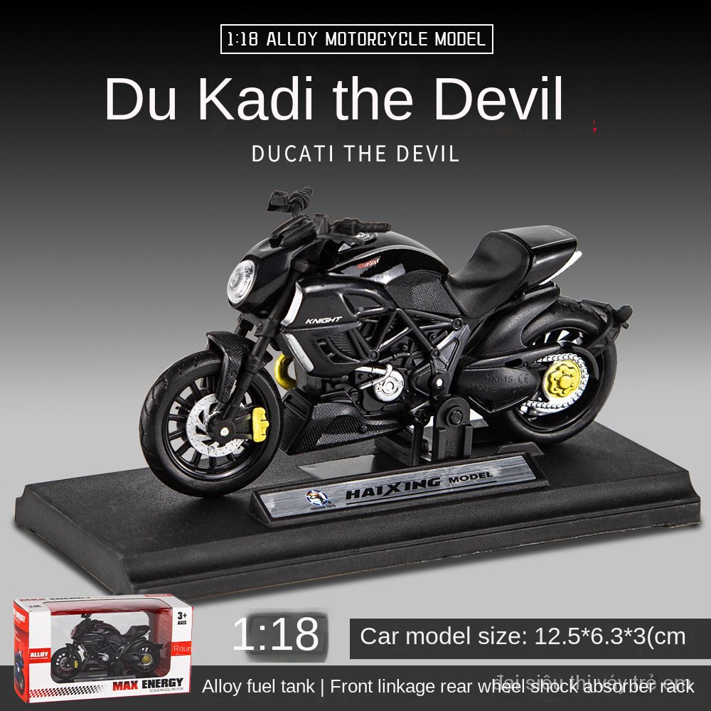 Mô hình siêu xe DucatiMô hình moto Ducati GPMô hình tay đua moto DucatiMô hình xe moto Ducati MonsterBộ mô hình xe moto mini Ducati Mô Hình Xe Mô Tô Ducati DKDMX0519 Bằng Hợp Kim Tỉ Lệ 1: 18
