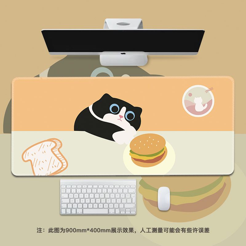 Miếng Lót Chuột Máy Tính Cỡ Lớn In Hình Hoạt Hình Dễ Thương