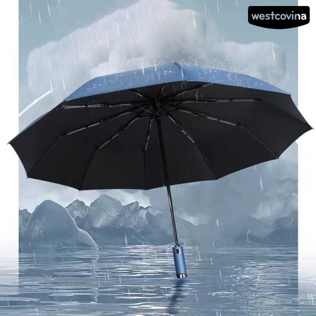 [COD]☁Dù Gấp Tự Động 10 Xương Dày Dặn Phủ Toàn Diện Tiện Dụng Cho Leo Núi / Cắm Trại