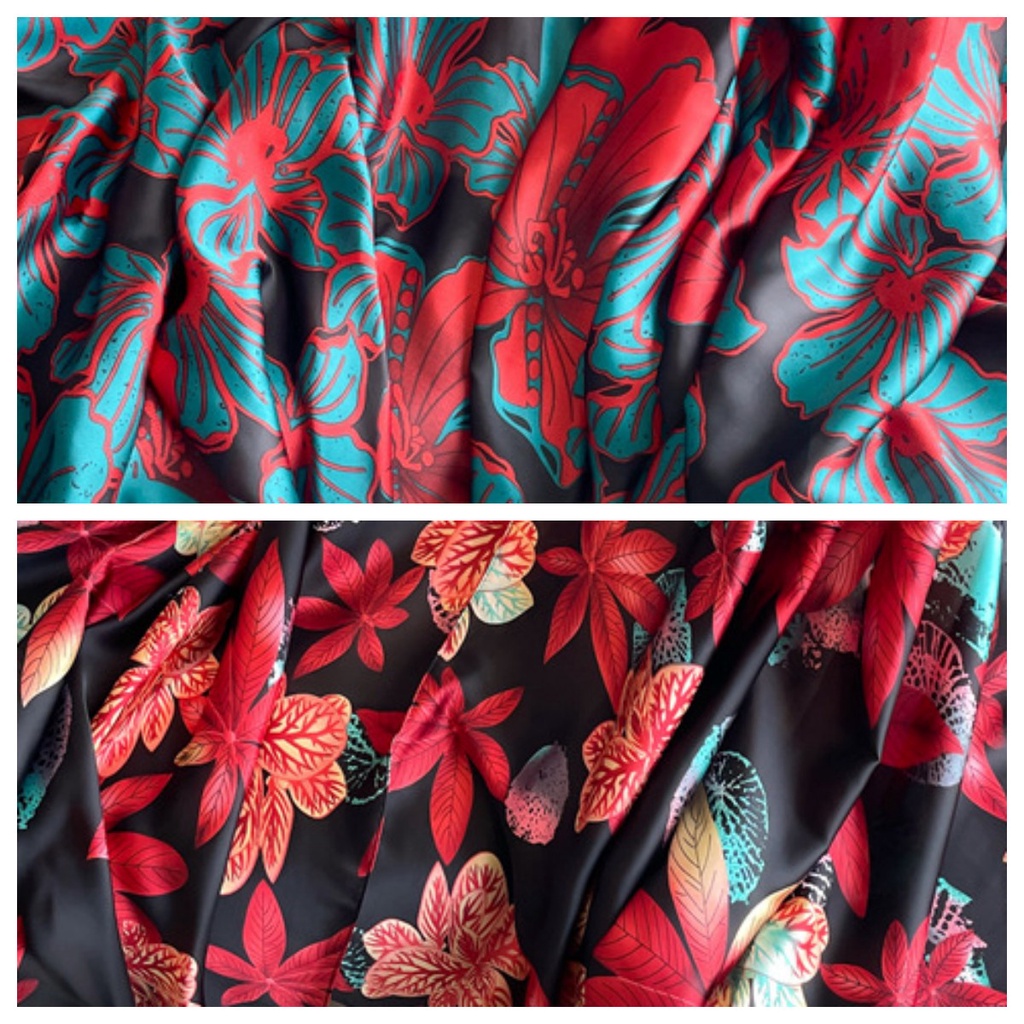 Khăn Choàng Lụa Chống Nắng Kích Thước Lớn 180 * 90CM In Họa Tiết Hoa Màu Gradient Thanh Lịch Cho Nữ